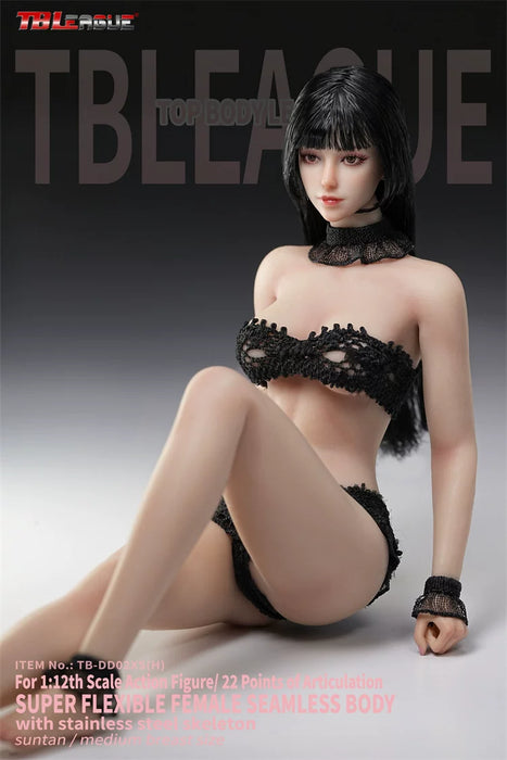Pre-order 1/12 TBLeague TB-DDO1XSH & TB-DD02XSH Seamless Female Body – "Wasp Waist, Natural Curves"