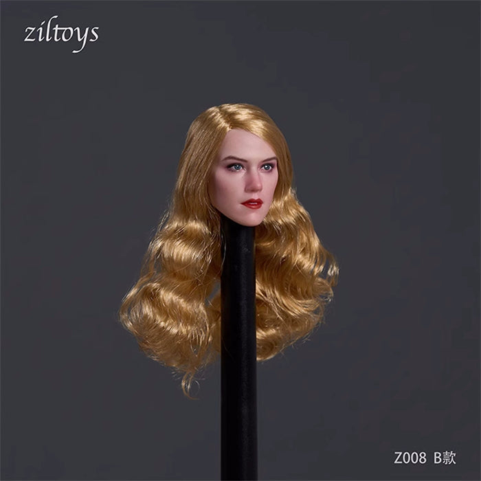 In-stock 1/6 ZILTOYS Z008 Female Head Sculpt