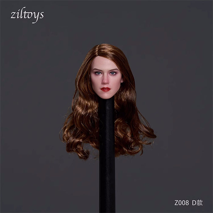 In-stock 1/6 ZILTOYS Z008 Female Head Sculpt