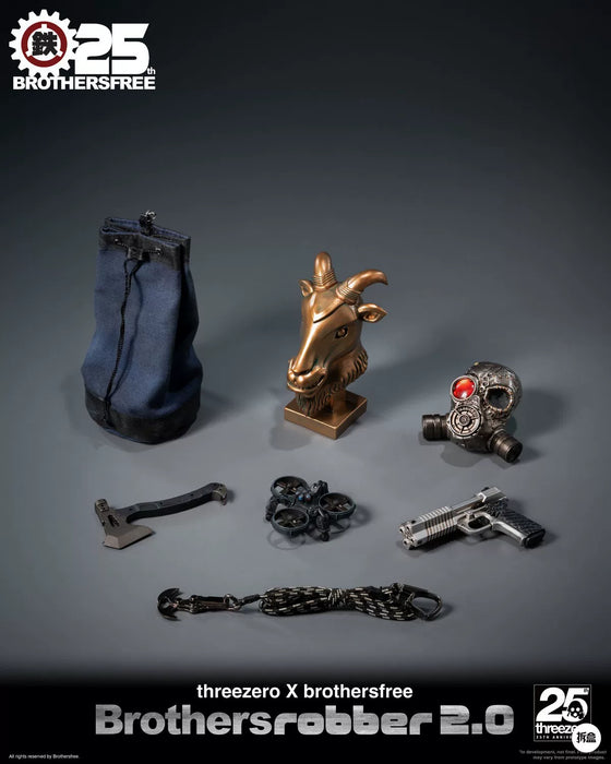 Pre-order 1/6 THREE ZERO Brothersrobber 2.0 25th Anniversary Ver.