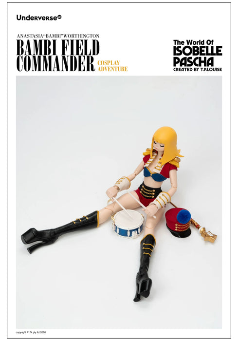 Pre-order 1/6 Underverse UV202615-1 FIELD COMMANDER BAMBI Action Figure