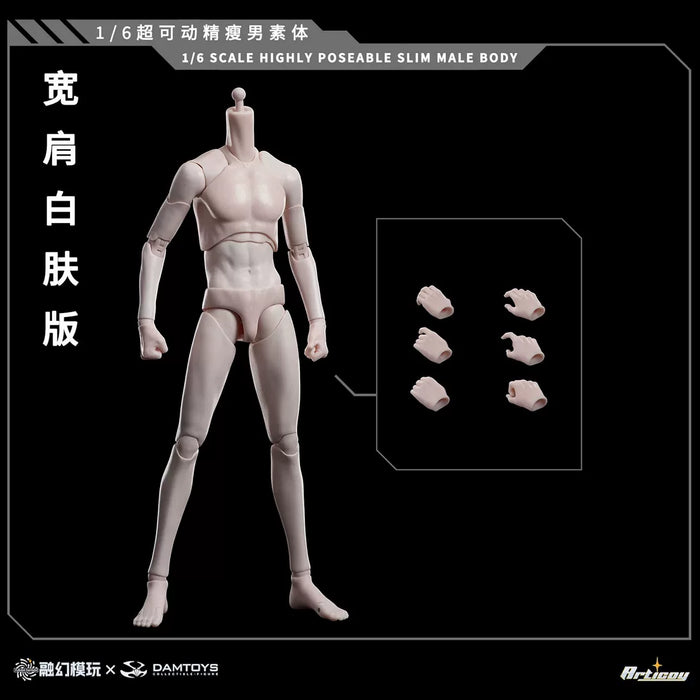 Pre-order 1/6 Fusion Fantasy FSJB-01 slim male action figure body