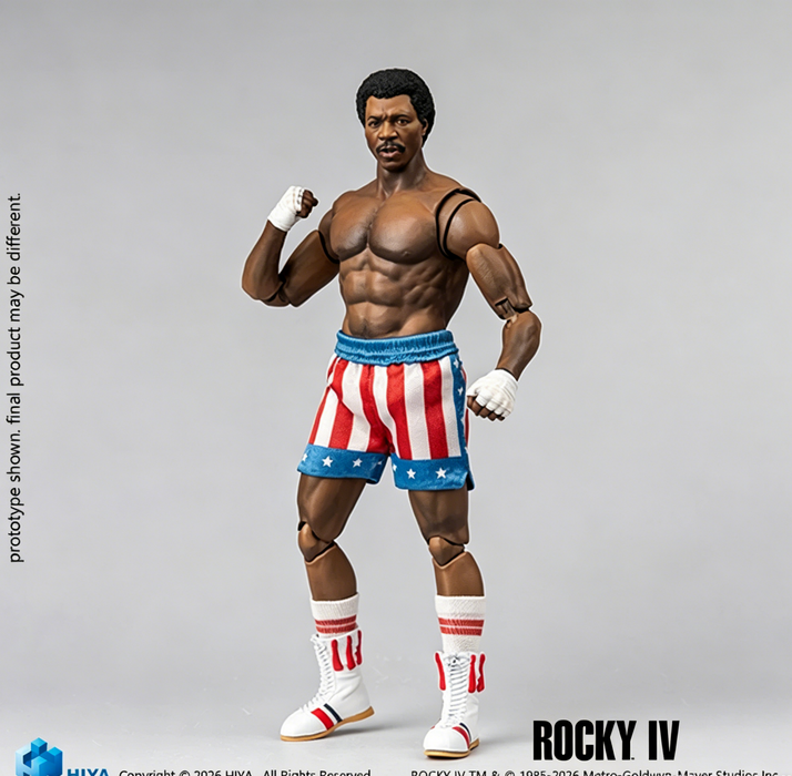 Pre-order 1/12 HiyaToys ESR0233 Rocky IV Apollo Action Figure