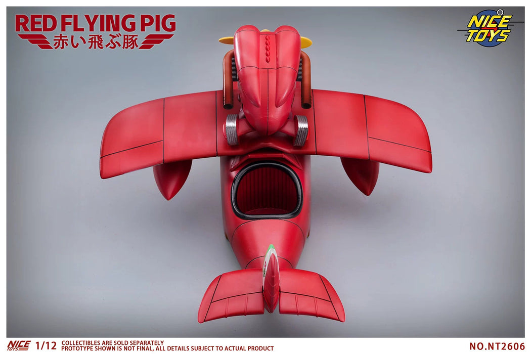 Pre-order 1/12 NICETOYS NT2606B Red Flying Pig Airplane