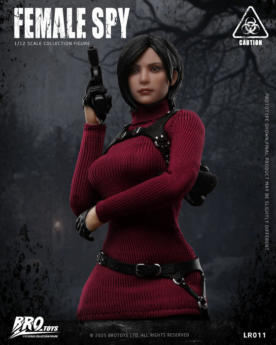 Pre-order 1/12 BROTOYS LR011 Female Spy Action Figure
