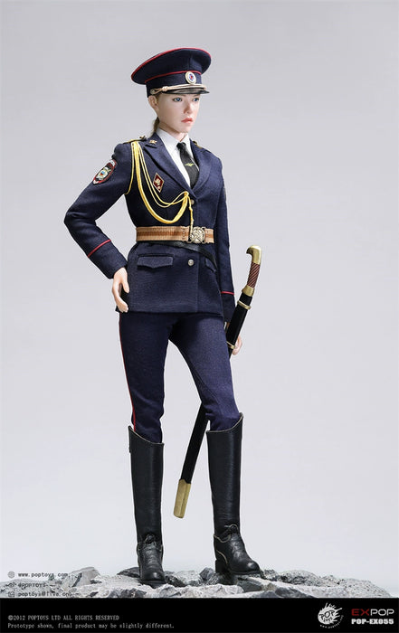 In-stock 1/6 POPTOYS EX055 Mounted Police woman Action Figure