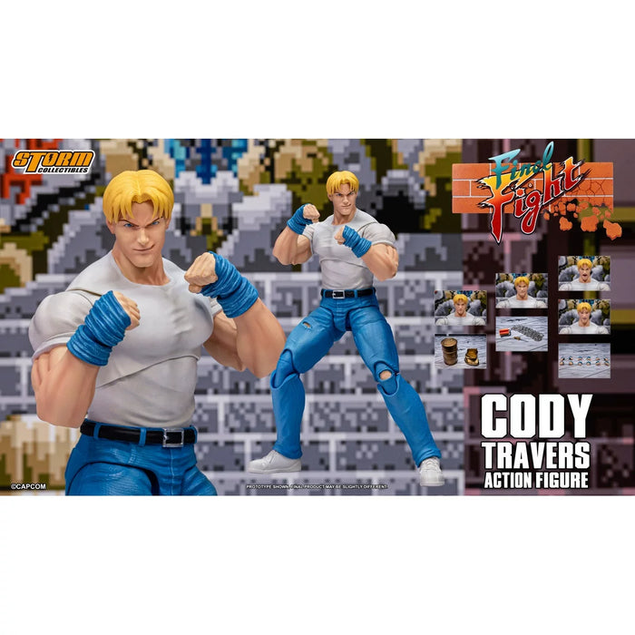 Pre-order 1/12 Storm Collectibles CAFF02 CODY TRAVERS - FINAL FIGHT ACTION FIGURE