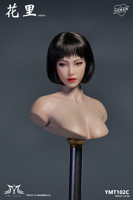 In-stock 1/6 YMTOYS YMT102 Female Head Sculpt