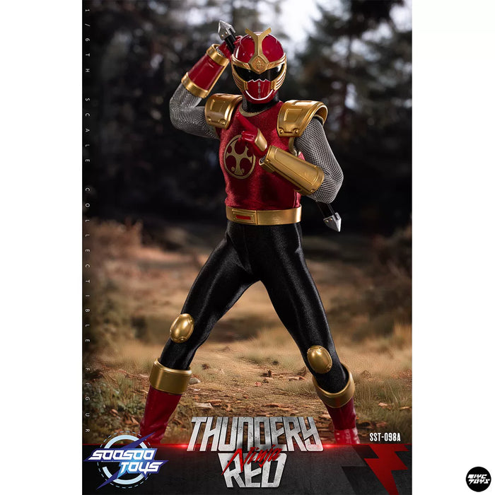 Pre-order 1/6 Soosootoys SST-098AB Thundery Red&Blue Ninja Action Figure