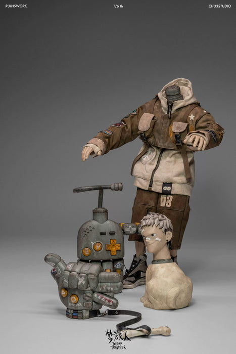 Pre-order 1/6 RUINSWORK DREAMTRAVELER HANDY MARK & HANDOG Action Figure