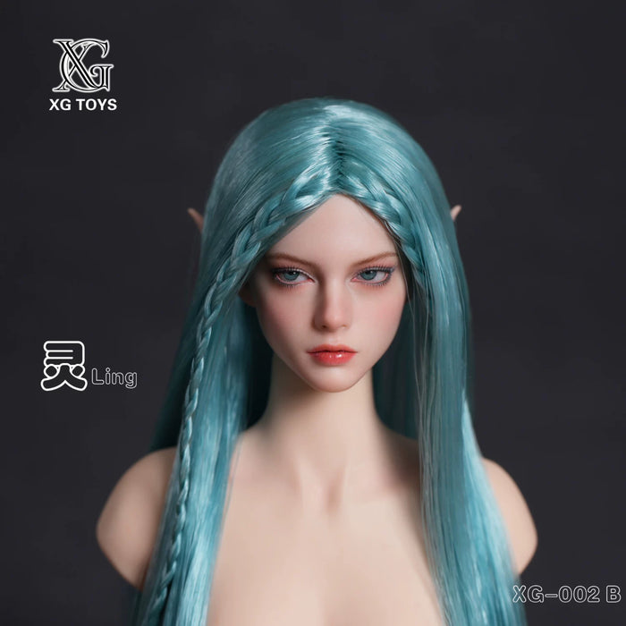 Pre-order 1/6 XG Toys XG-002 Movable Eyes Elf Princess Head Sculpt