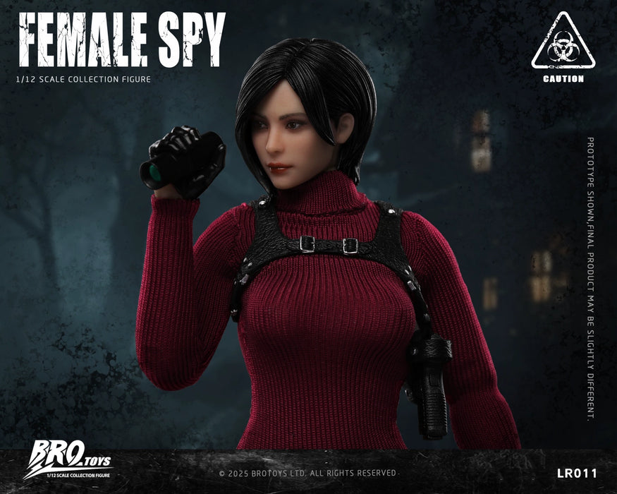 Pre-order 1/12 BROTOYS LR011 Female Spy Action Figure