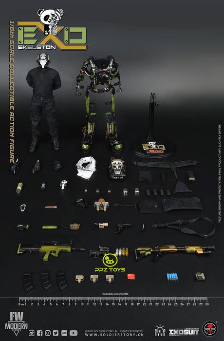 Pre-order 1/6 Soldier Story SS141 EXO-Skeleton Armor Suit Test -03 “Panda Division” STD Ver.