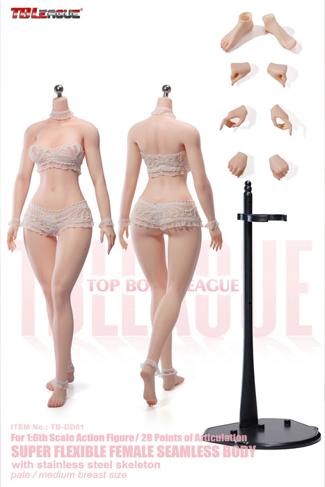 Pre-order 1/6 TBLeague TB-DD01&02 female seamless body (No head)