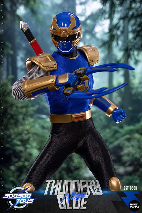 Pre-order 1/6 Soosootoys SST-098AB Thundery Red&Blue Ninja Action Figure