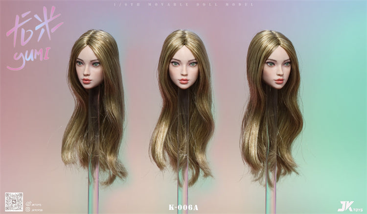 1/6 JKTOYS K-006 Yumi Female Head Sculpt — GIANTOY action