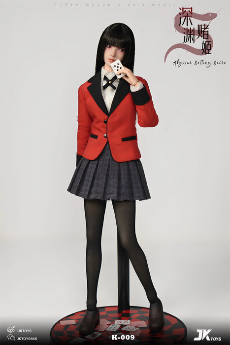 Pre-order 1/6 JKTOYS K-009 Abyssal Betting Belle Yumeko Cosplay Figure