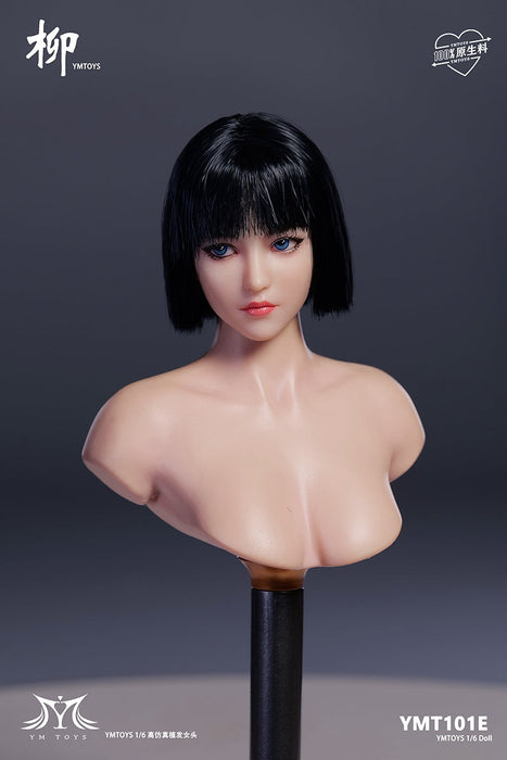 In-stock 1/6 YMTOYS YMT101 Liu Female Head Sculpt H#pale