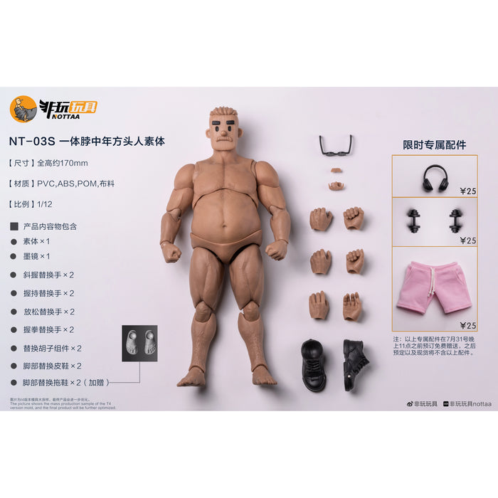 Pre-order 1/12 NOTTAA NT-03 Middle-Aged Male Figure