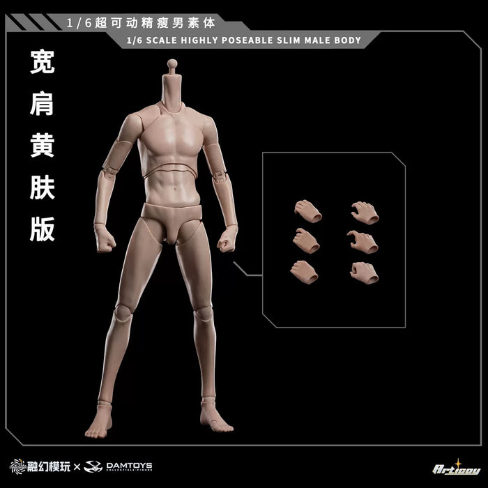 Pre-order 1/6 Fusion Fantasy FSJB-01 slim male action figure body