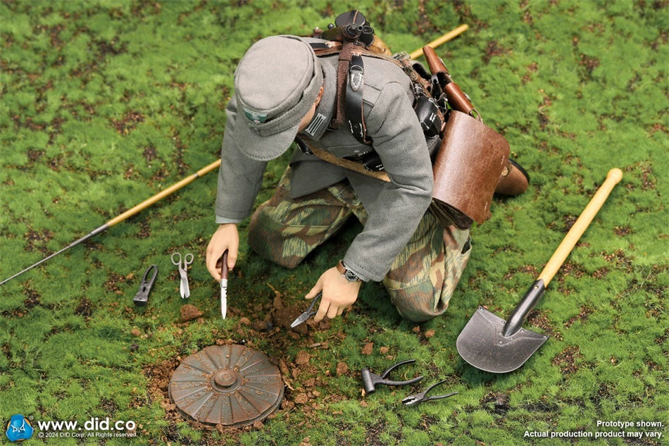 In-stock 1/6 DID D80180 WWII German WH Mine Detector – Jürgen Neumann