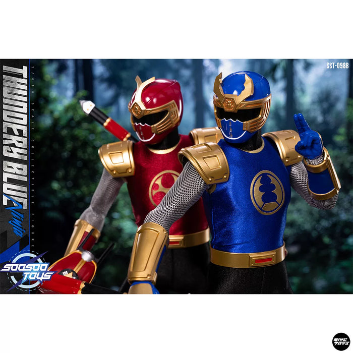 Pre-order 1/6 Soosootoys SST-098AB Thundery Red&Blue Ninja Action Figure