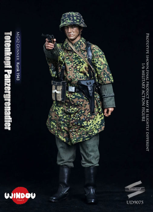 Pre-order 1/6 UJINDOU UD9075 WWII Totenkopf Panzergrenadier MG42 Gunner