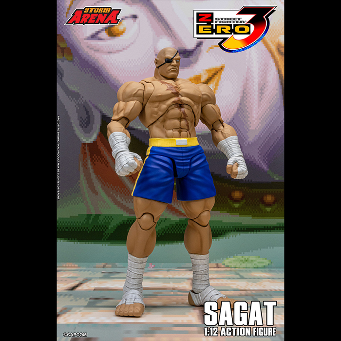 Pre-order 1/12 Storm Collectibles SFSA03 SAGAT - Street Fighter ZERO 3 "STORM ARENA"