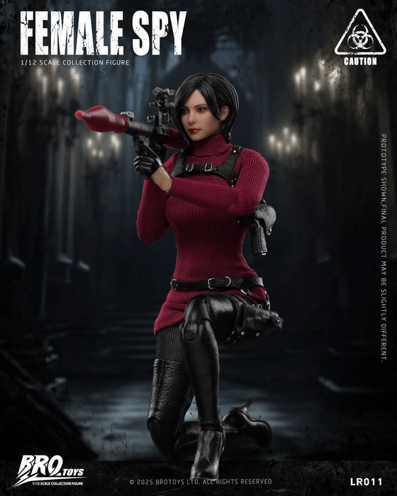 Pre-order 1/12 BROTOYS LR011 Female Spy Action Figure