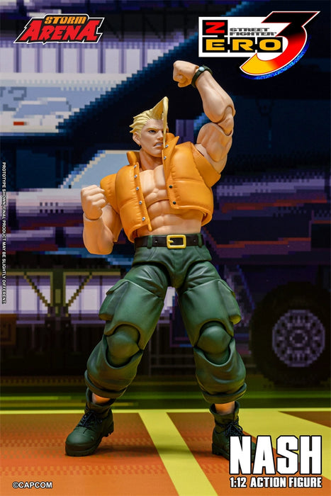 Pre-order 1/12 Storm Collectibles SFSA05 NASH - STREET FIGHTER 3 ZERO STROM ARENA