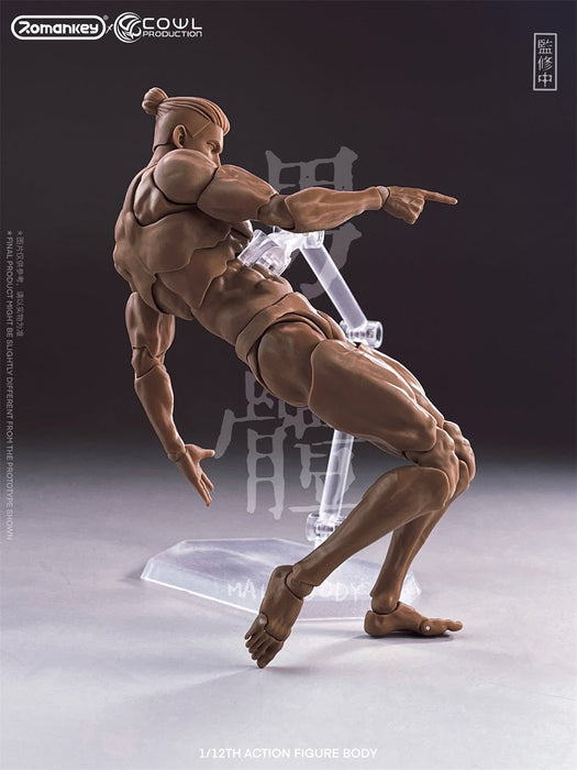 Pre-order 1/12 Romankey X COWL Super Flexible Male Body