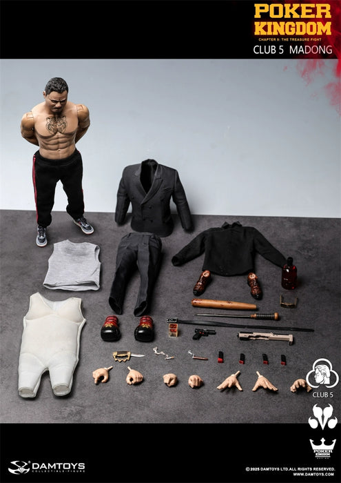Pre-order 1/6 DAMTOYS GK030-A Poker Kingdom CULB 5 Action Figure