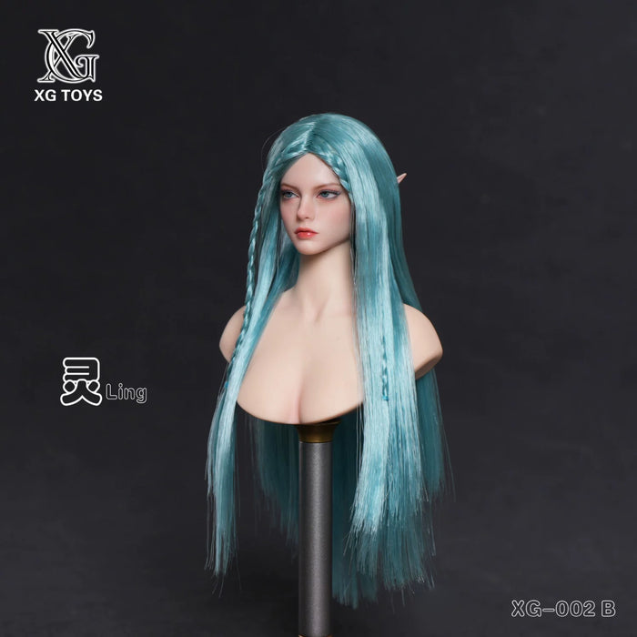 Pre-order 1/6 XG Toys XG-002 Movable Eyes Elf Princess Head Sculpt
