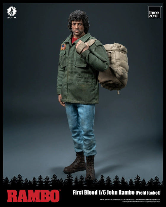 Pre-order 1/6 THREE ZERO 3Z0553 John Rambo (Field Jacket) Action Figure