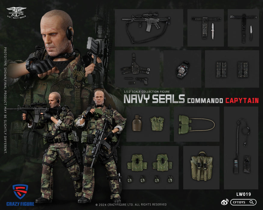 Pre-order 1/12 CFTOYS LW019 SEAL Special Assault Team-Captain