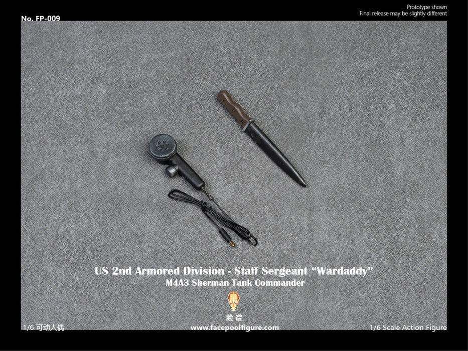 In-stock 1/6 Facepool FP009 2nd Armored Division Staff Sergeant Action Figure