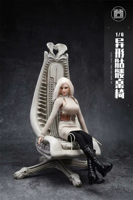 In-stock 1/6 MMMTOYS M2406 Alien Skull Chair (A/B)