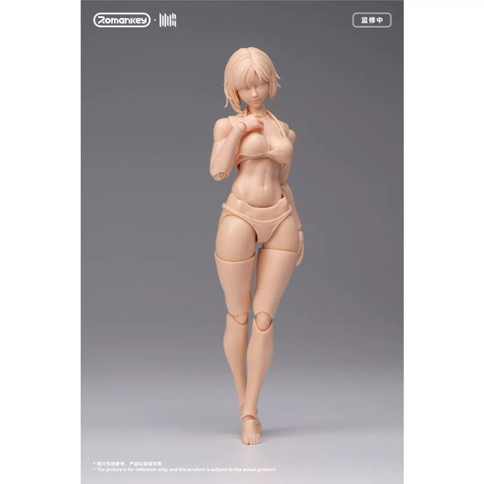 Pre-order 1/12 Romankey UMS004 Female Body Mia Unpainted Version