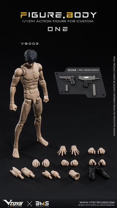 Pre-order 1/12 VTOYS X BMS Figure Body One VB002 VB003