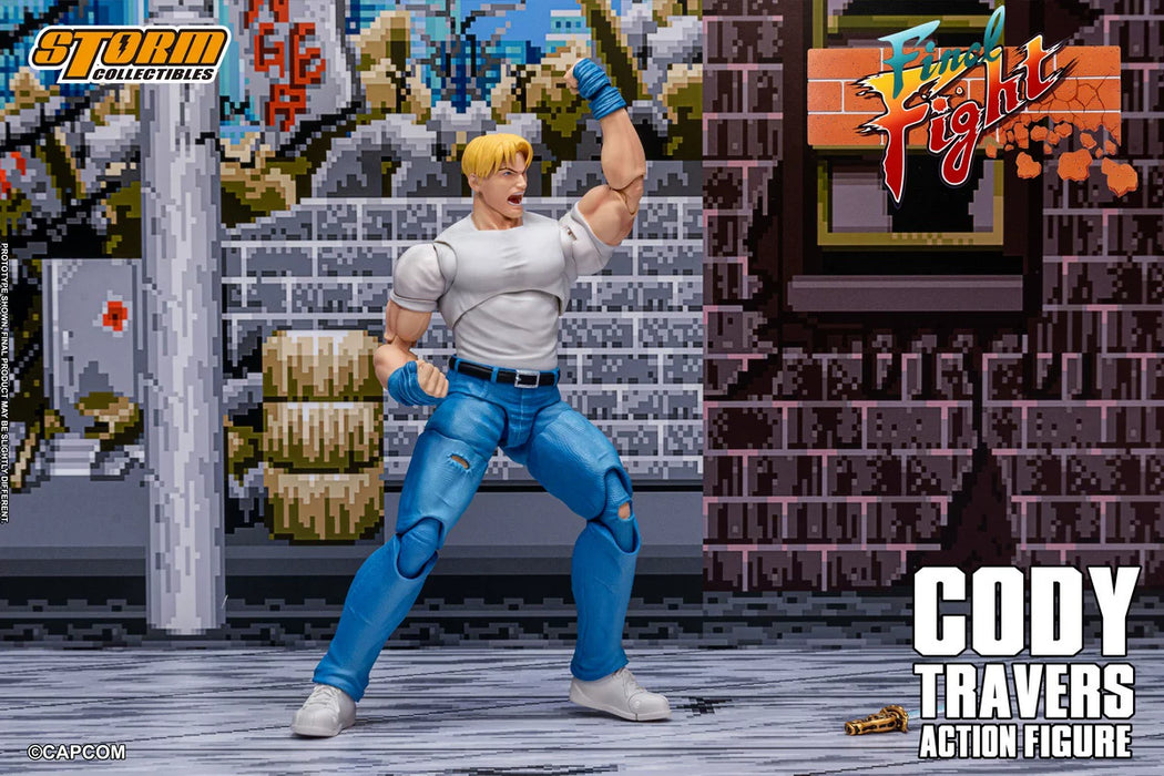 Pre-order 1/12 Storm Collectibles CAFF02 CODY TRAVERS - FINAL FIGHT ACTION FIGURE
