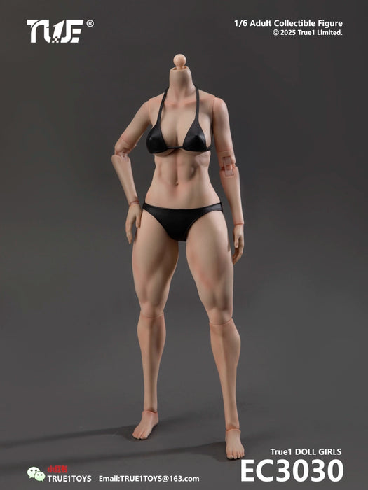 Pre-order 1/6 True1Toys EC3030 Muscular Thigh Version Female Body (Large Bust)
