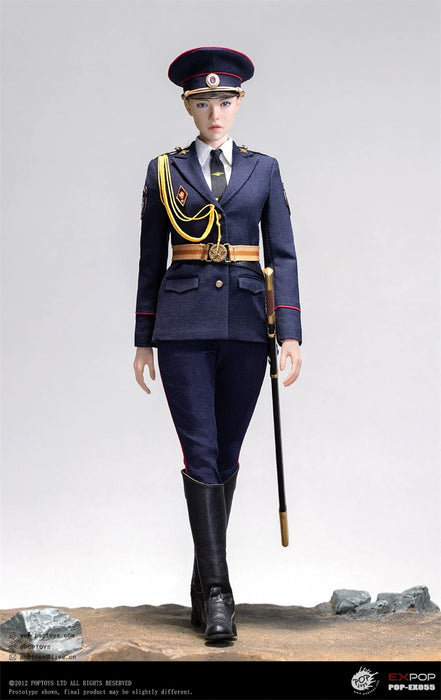 In-stock 1/6 POPTOYS EX055 Mounted Police woman Action Figure