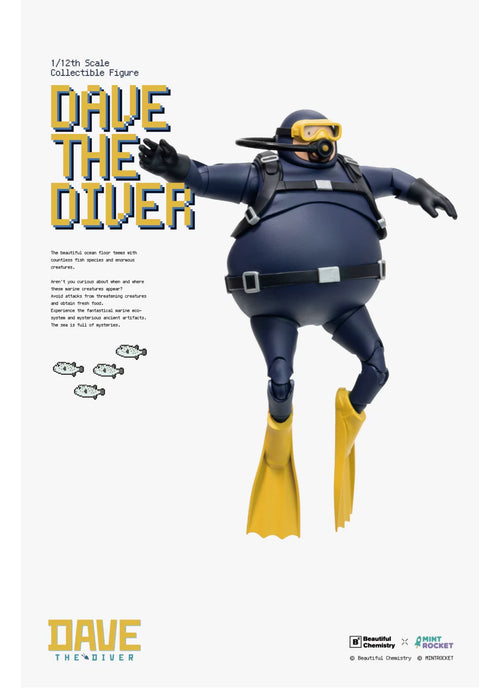 Pre-order 1/12 Underverse BC202526 DAVE THE DIVER Action Figure