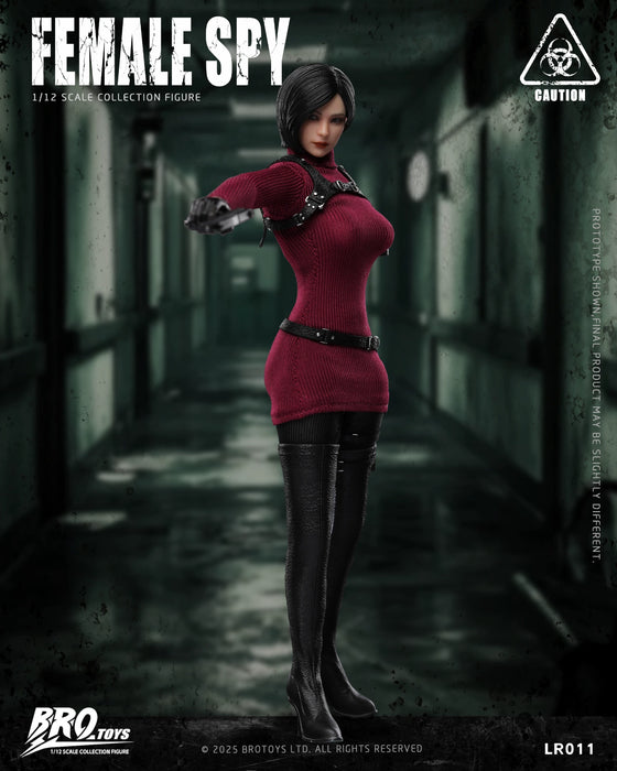 Pre-order 1/12 BROTOYS LR011 Female Spy Action Figure