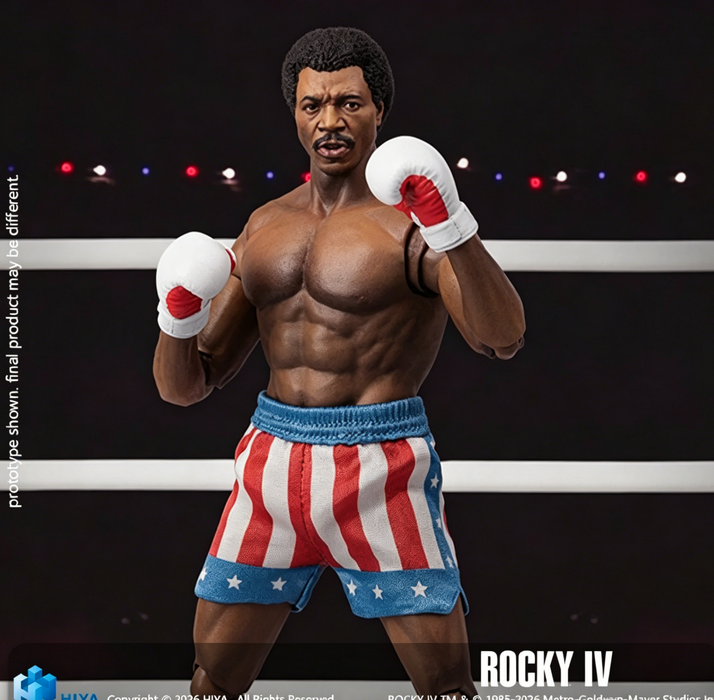 Pre-order 1/12 HiyaToys ESR0233 Rocky IV Apollo Action Figure