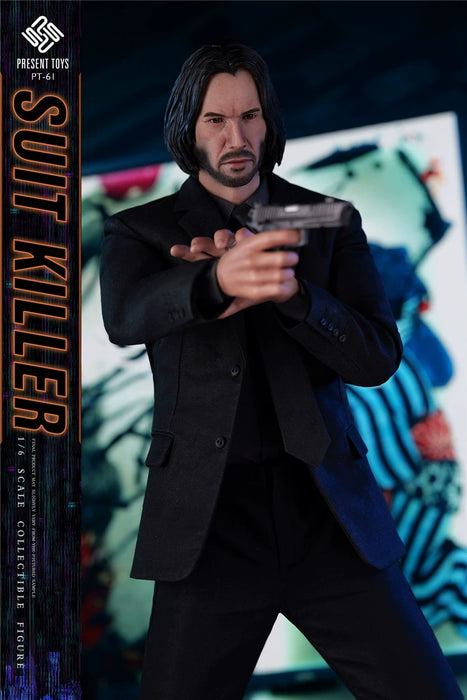 In-stock 1/6 Present Toys SP61 Suited Killer Action Figure