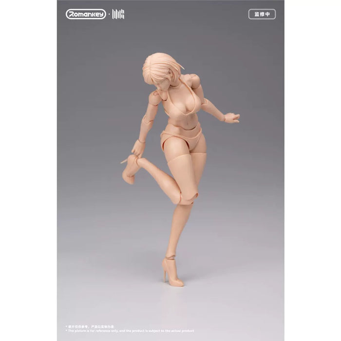 Pre-order 1/12 Romankey UMS004 Female Body Mia Unpainted Version