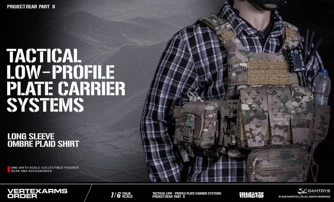 Pre-order 1/6 DAMTOYS VSF02A & VSF02B TACTICAL LOW - PROFILE PLATE CARRIER SYSTEMS