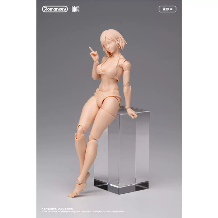 Pre-order 1/12 Romankey UMS004 Female Body Mia Unpainted Version