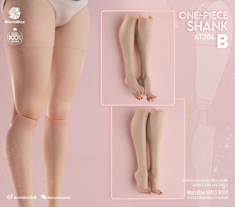 In-stock 1/6 AT204 One-piece Shank Accessories Pack with Thigh